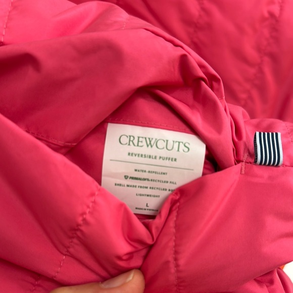 Crescita Kids Pink/Orange Puffer Jacket L - Picture 2 of 10